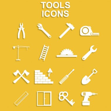 çalışma araçlar Icon set