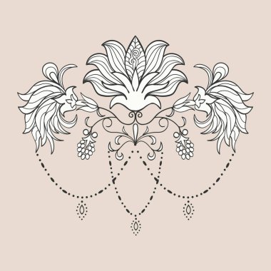 Lotus çiçekleri kümesi