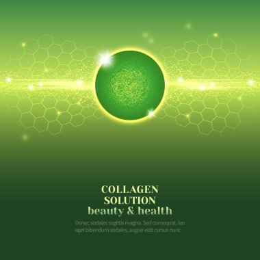 Kolajen serum damlacıkları