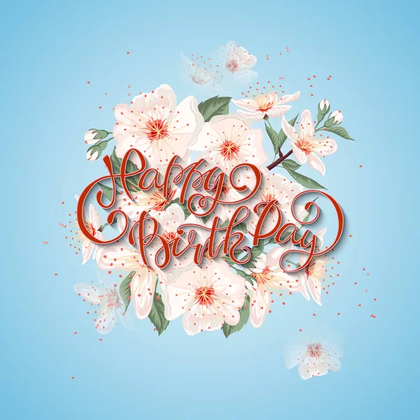 Tarjeta con fondo floral — Vector de stock