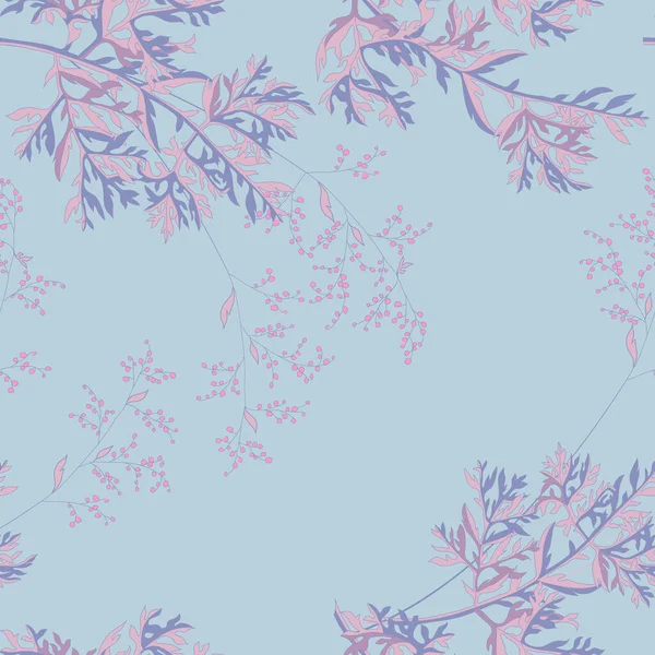 Background with field wormwood plant and flowers sagebrush — ストックベクタ