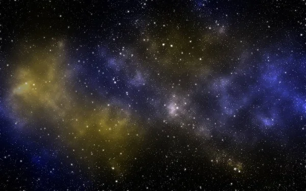Space Galaxy Background with nebula, stardust and bright shining — Stock Photo, Image