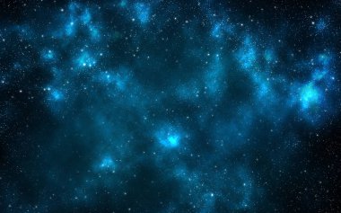 Evren yıldız, nebula ve galaksiyle dolu.