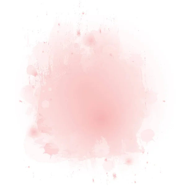 Zachte Roze Aquarel Textuur Achtergrond Vector — Stockvector