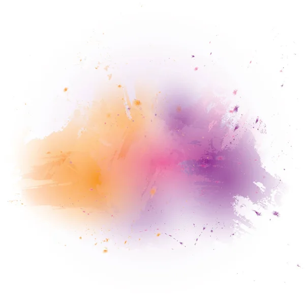 Vector Blauwe Aquarel Splash Textuur Achtergrond — Stockvector