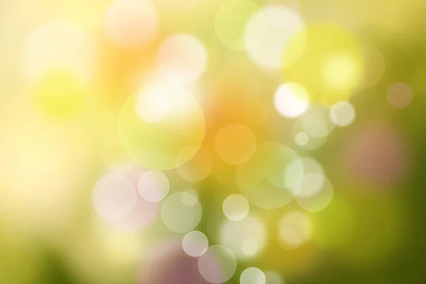 Mooie kleur bokeh achtergrond, Abstract voorjaar achtergrond met bokeh effecten. — Stockfoto