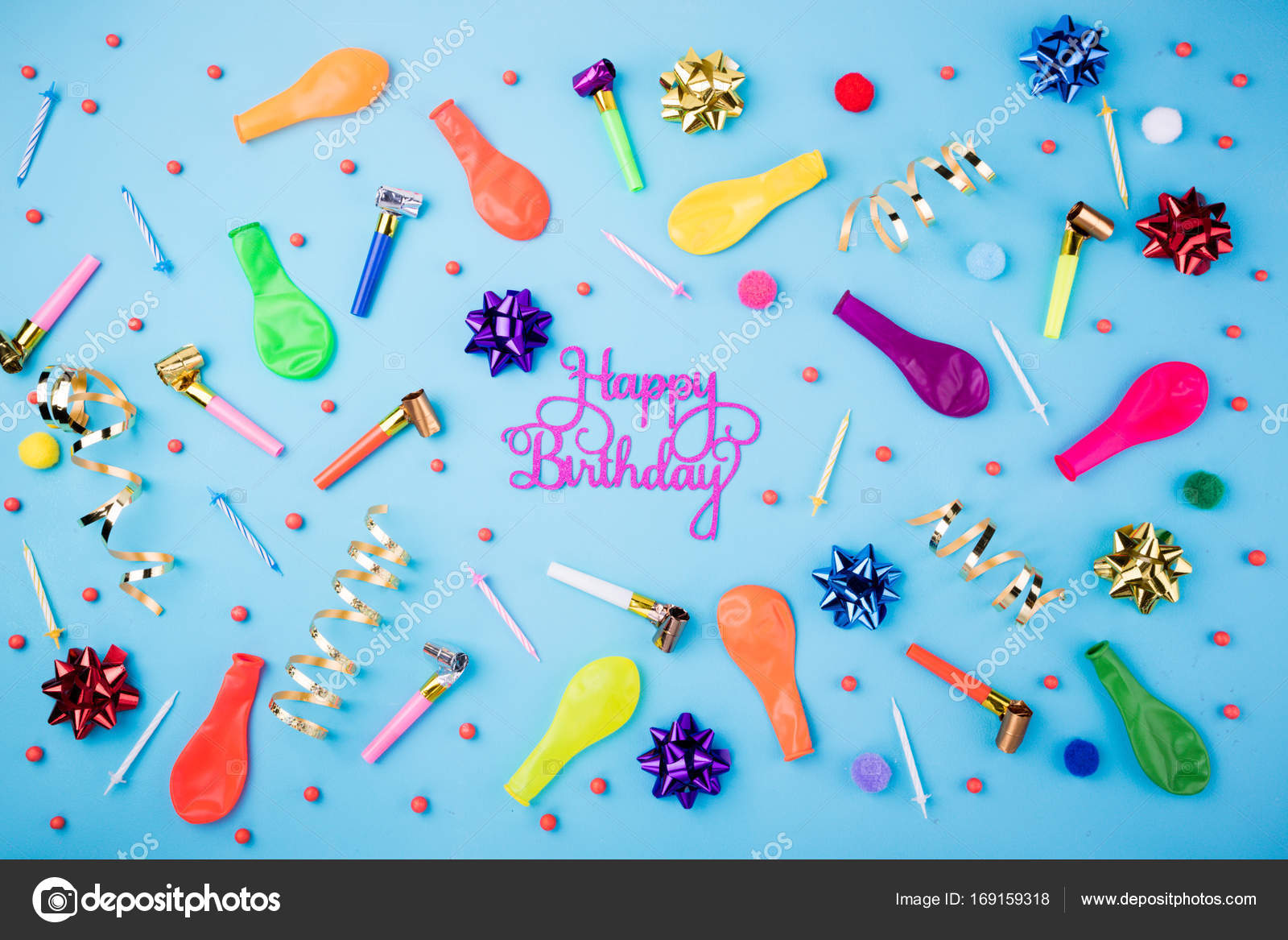 happy birthday streamers