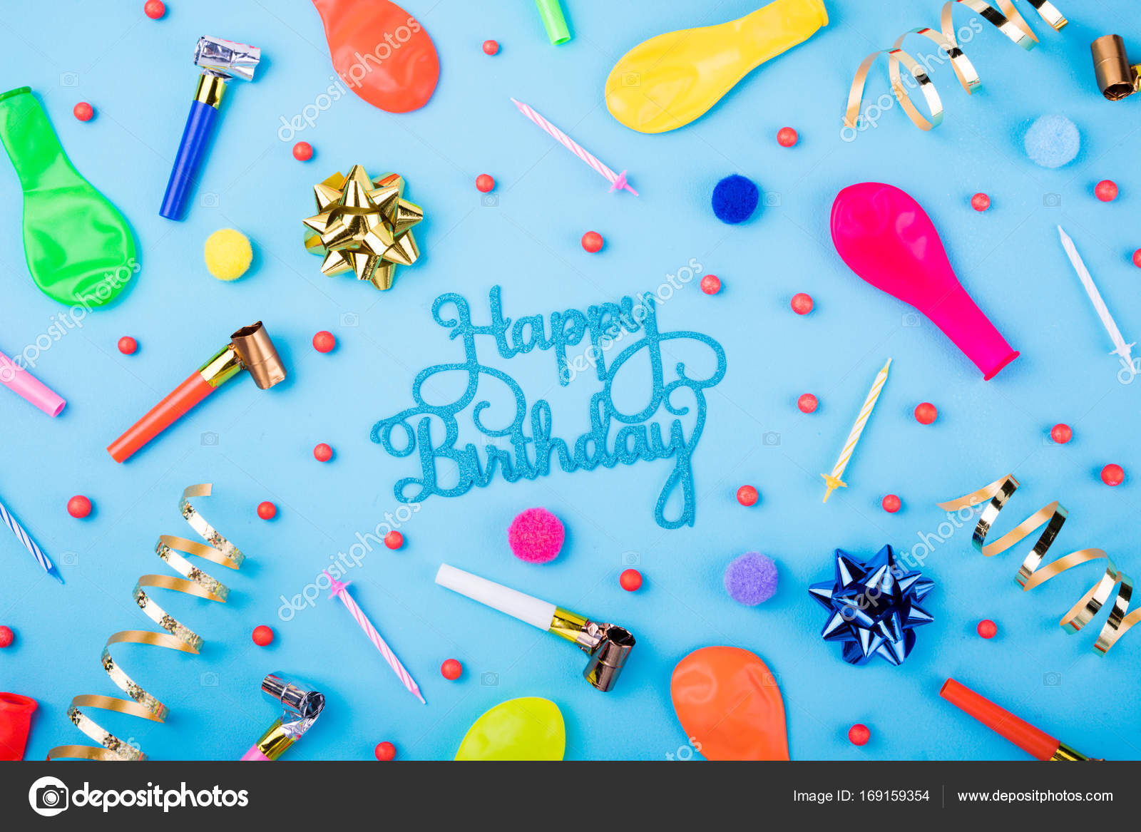 happy birthday streamers