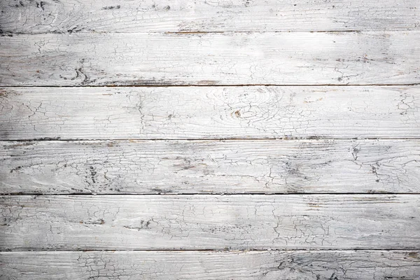 Fondo blanco de madera vieja. Textura de madera — Foto de Stock