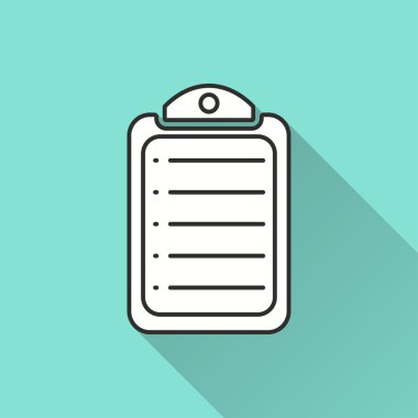 Belge - vektör simgesi.