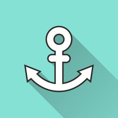 Çapa - vektör simgesi.