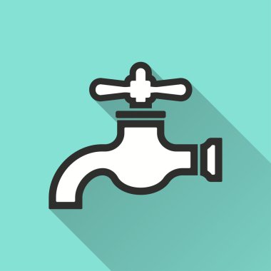 Musluk - vektör simgesi.