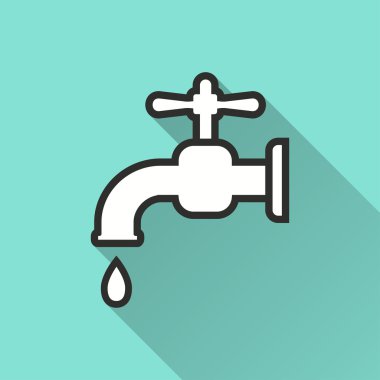 Musluk - vektör simgesi.