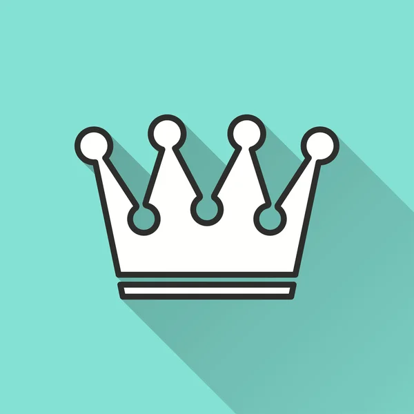 Crown - vektor ikon. — Stock Vector