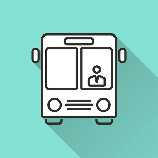 Buss - vektor icon. — Stock vektor