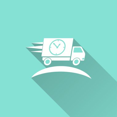 Hızlı teslimat - vektör simgesi.