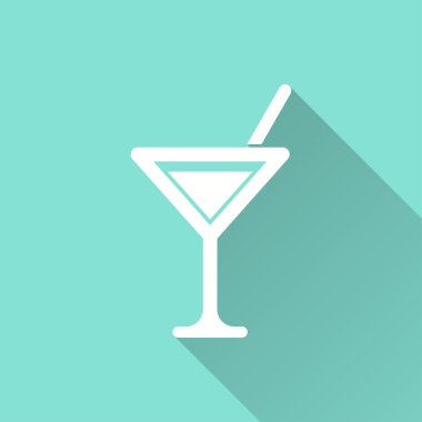 Kokteyl - vektör simgesi.