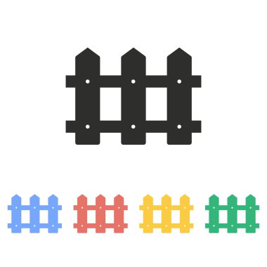 Çit - vektör simgesi.