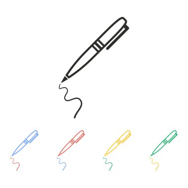 kalem - vektör simgesi.