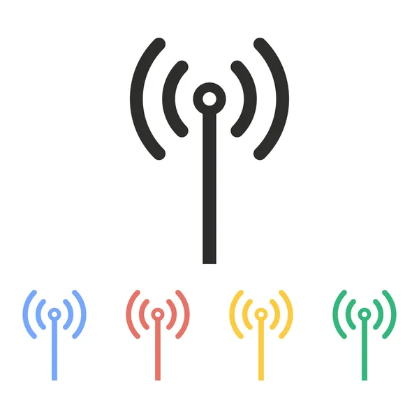 Wi-Fi - icono de vector . — Archivo Imágenes Vectoriales