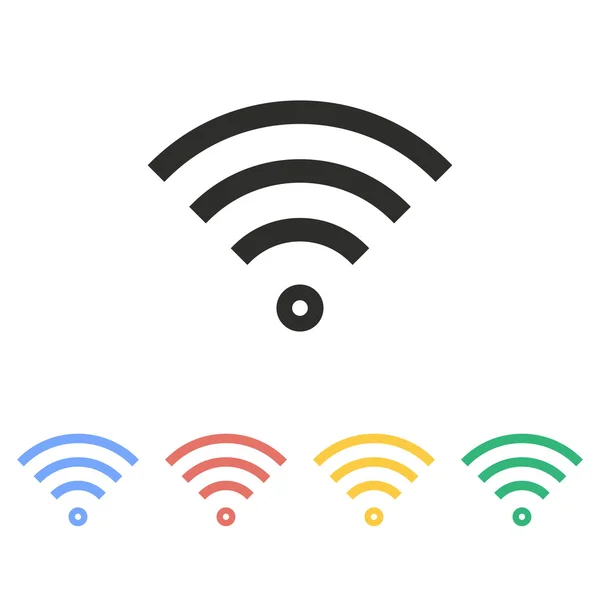 Wi-fi - Vektorsymbol. — Stockvektor