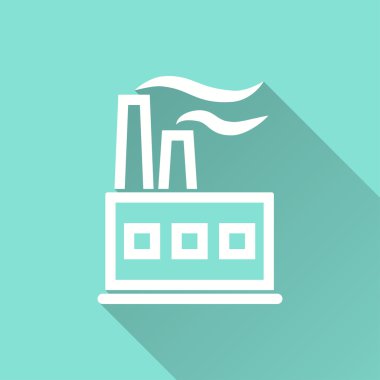 Fabrika - vektör simgesi.