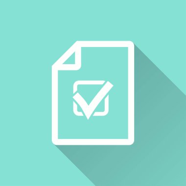 Kontrol listesi - vektör simgesi.