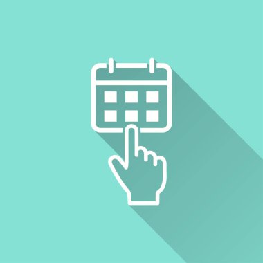 Takvim - vektör simgesi.