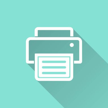 Yazıcı - vektör simgesi.