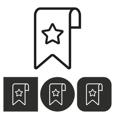 Yer işareti - vektör simgesi.