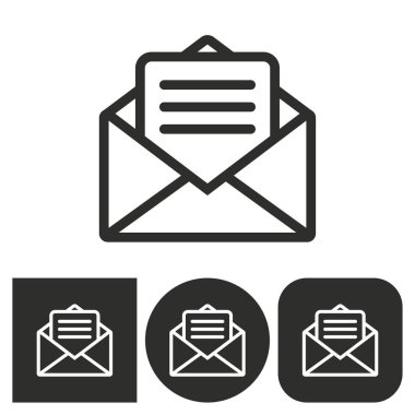 Posta - vektör simgesi.