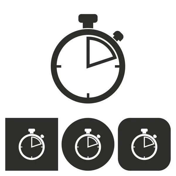Χρονόμετρο - εικονίδιο του φορέα. — Διανυσματικό Αρχείο