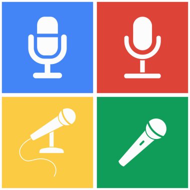 mikrofon Icon set.