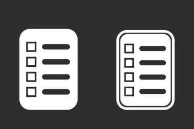 Menü - vektör simgesi.