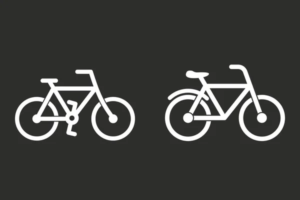 Bicicletta icona vettoriale . — Vettoriale Stock
