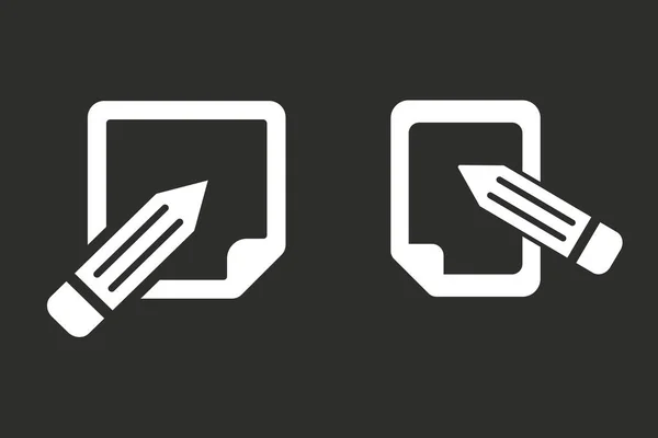 Notepad - vector icon. — Stock Vector