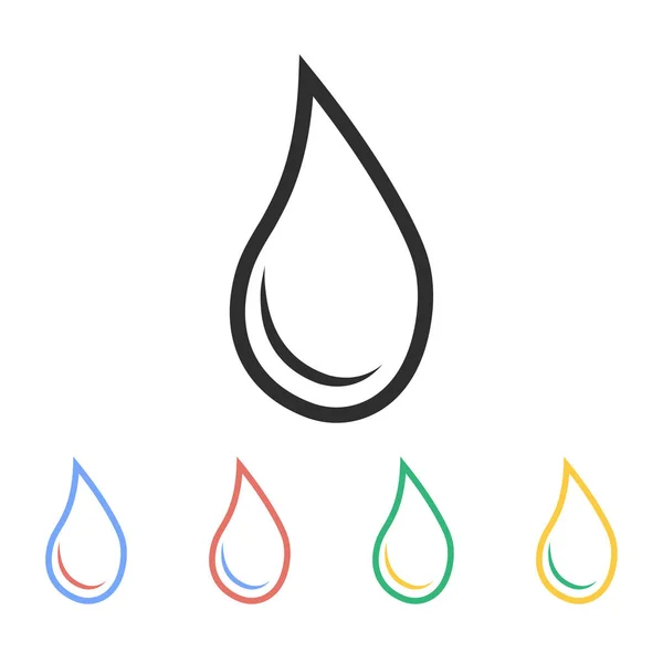 Oil - vector icon. — Stock Vector