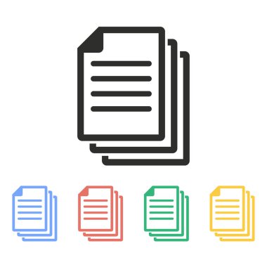 Belge - vektör simgesi.