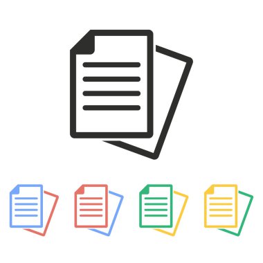 Belge - vektör simgesi.