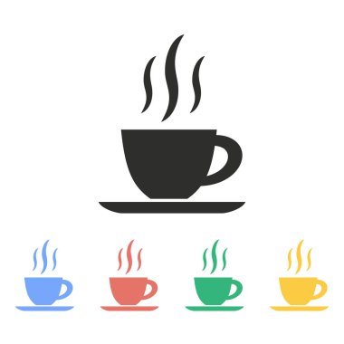 Kahve fincanı - vektör simgesi.