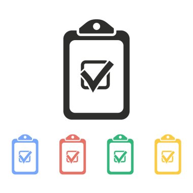 Kontrol listesi - vektör simgesi.