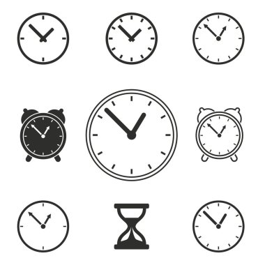 Clock Icon set.