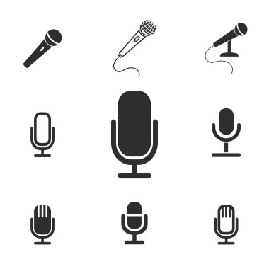 mikrofon Icon set.