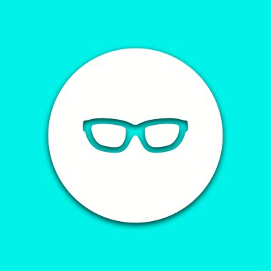 Gözlük - vektör simgesi.