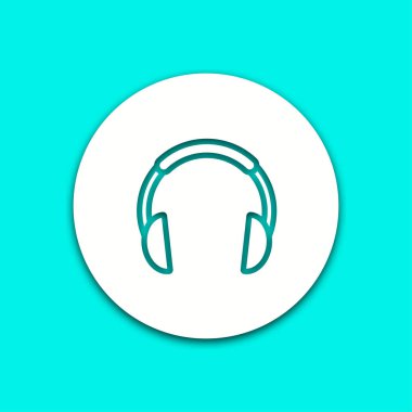 Kulaklık - vektör simgesi.