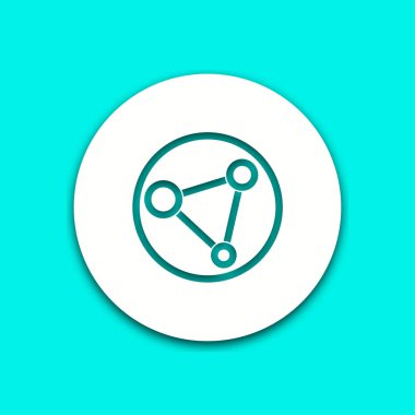 Network Kontrolü-vektör simgesi.