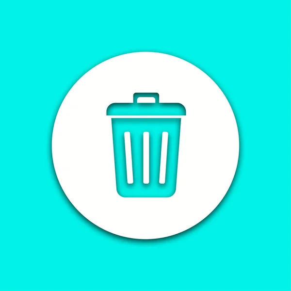 Bin - vector icon. — Stock Vector