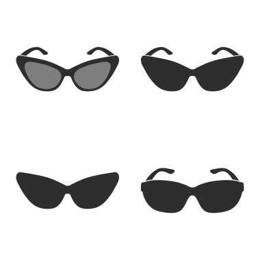 güneş gözlüğü Icon set.