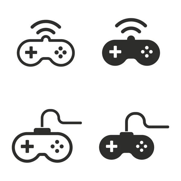 Symbolset für den Spielcontroller. — Stockvektor