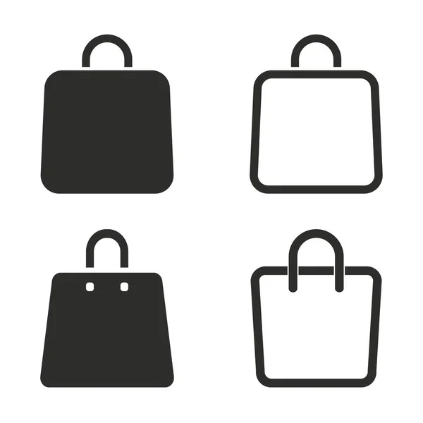 Einkaufstüten-Icon-Set. — Stockvektor